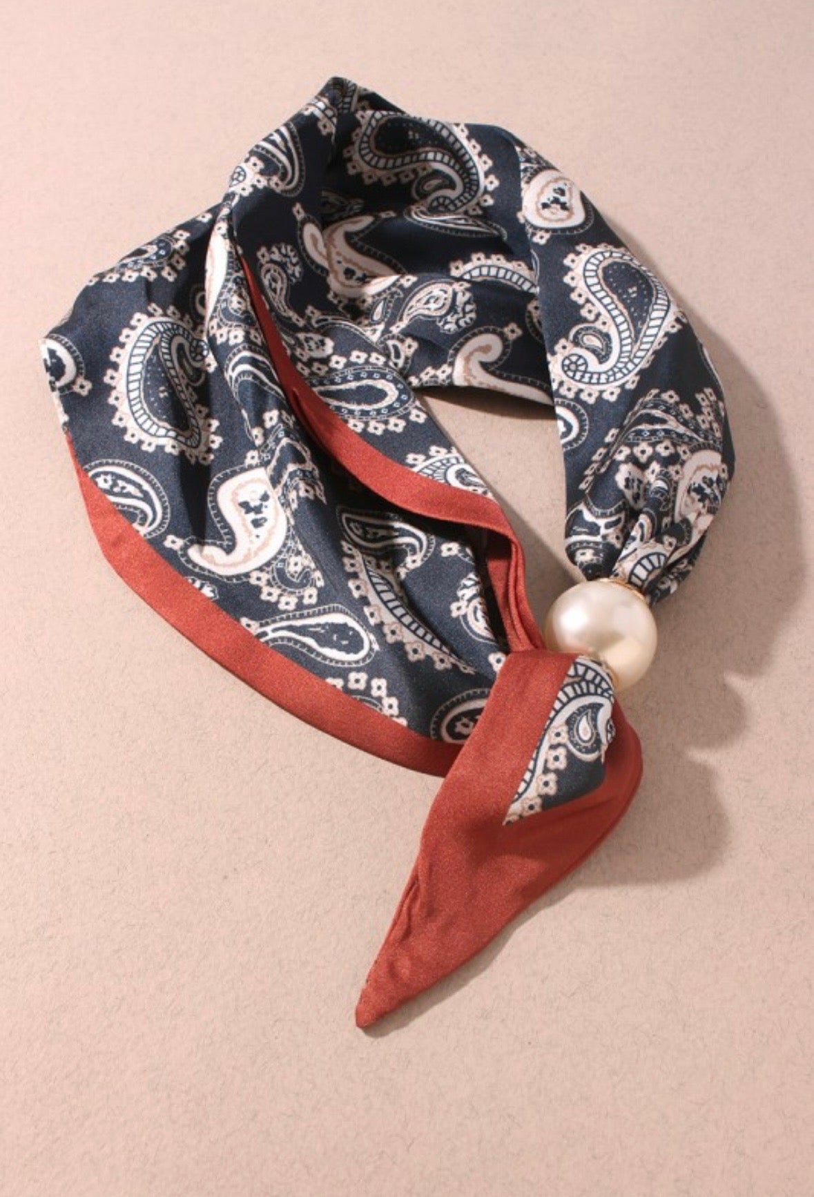 Pearl Scarf Necklace